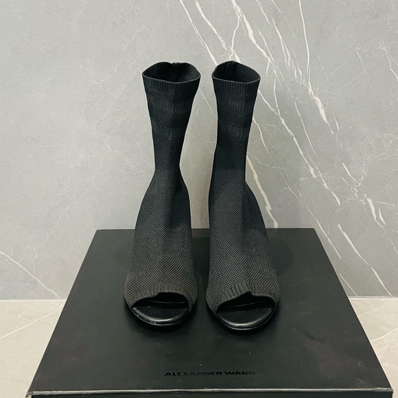 Alexander Wang Open Toe Cat Sock Boots - Picture 5 of 9